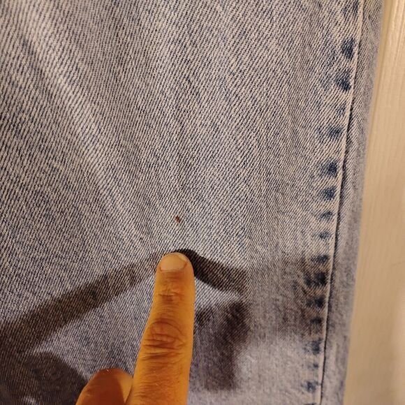 Levi's vintage 560 jeans mens 34x32 blue denim made in USA loose fit tapered leg - Picture 5 of 12